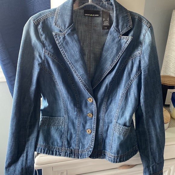 DKNY denim blazer - Picture 2 of 12